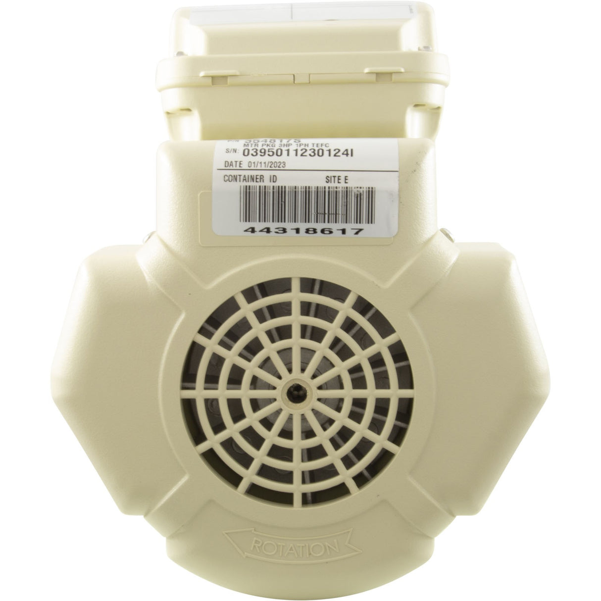 Motor, Pentair WF/WFXF, 3.0hp, 208-230v, 1-Spd, 56Y, SQFL, TEFC : 354817S