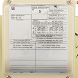 Motor, Pentair WFXF, 5.0hp, 3PH, TEFC, 208-230/460v, Almond : 354813S