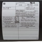 Motor, Pentair, 5.0hp, 230v, 1-Spd, 56Yfr, SQFL : 353319S