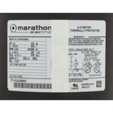 Motor, Marathon, 0.75hp, 115v/230v, 1-Spd, 56Jfr, C-Face Thd : 5U171