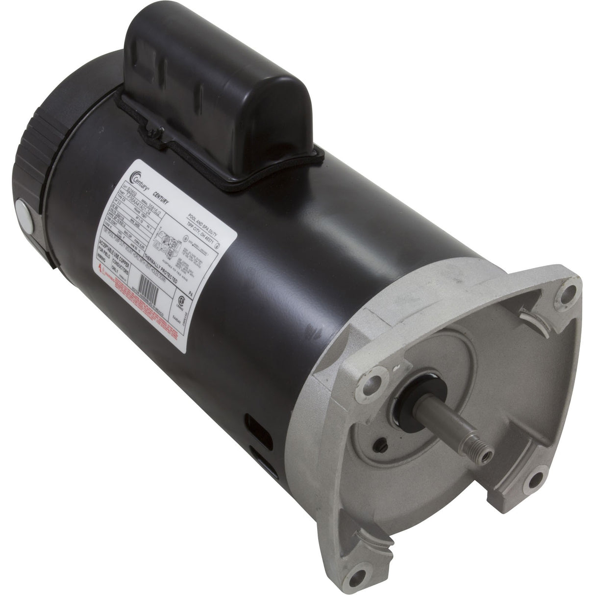 Motor, Century, 2hp, 115/230v, 1-Spd, 56Fr, Up Rate : B2859