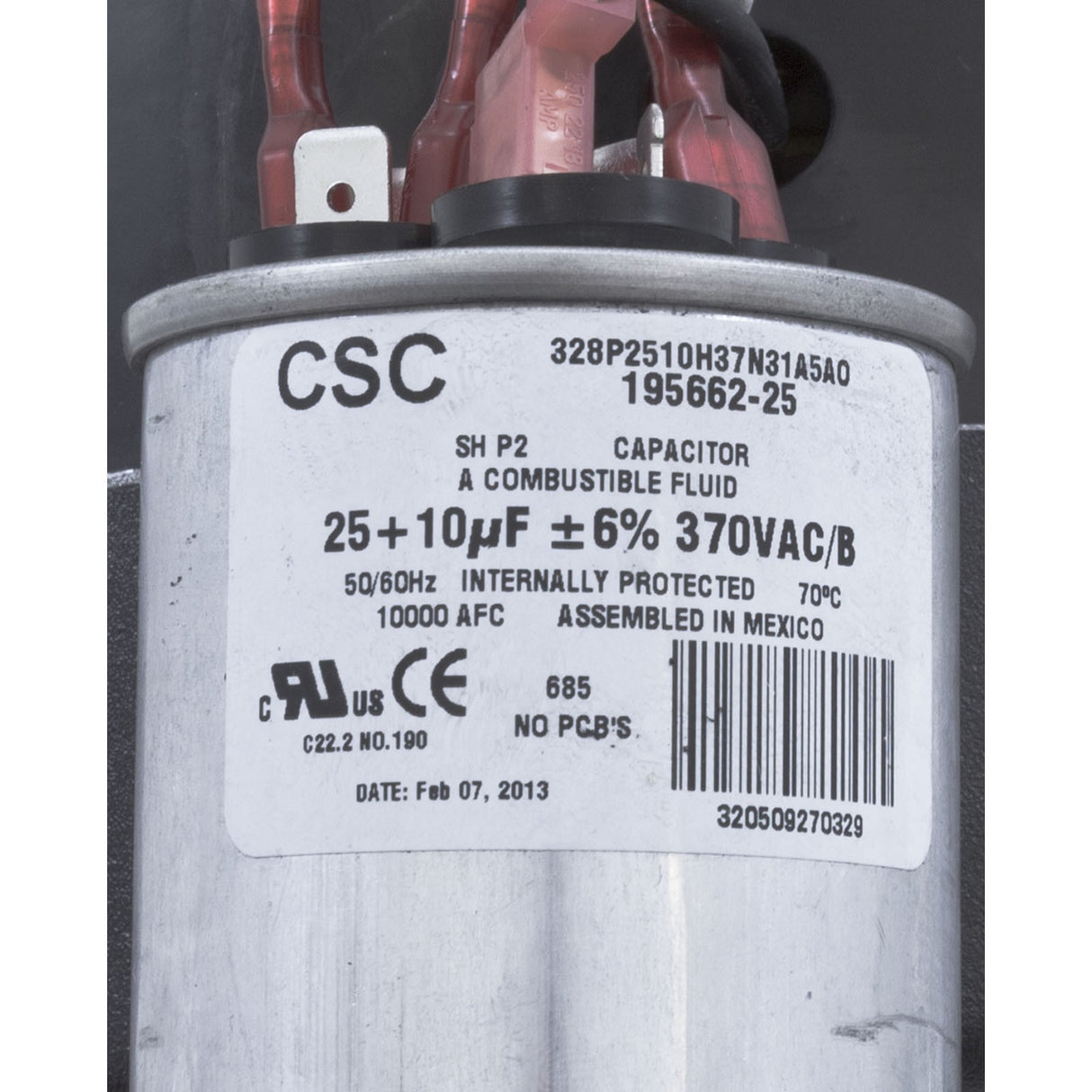 Motor, Century, 3.0 Horsepower, 230v, 2 Speed, 56 Y Frame : B2234