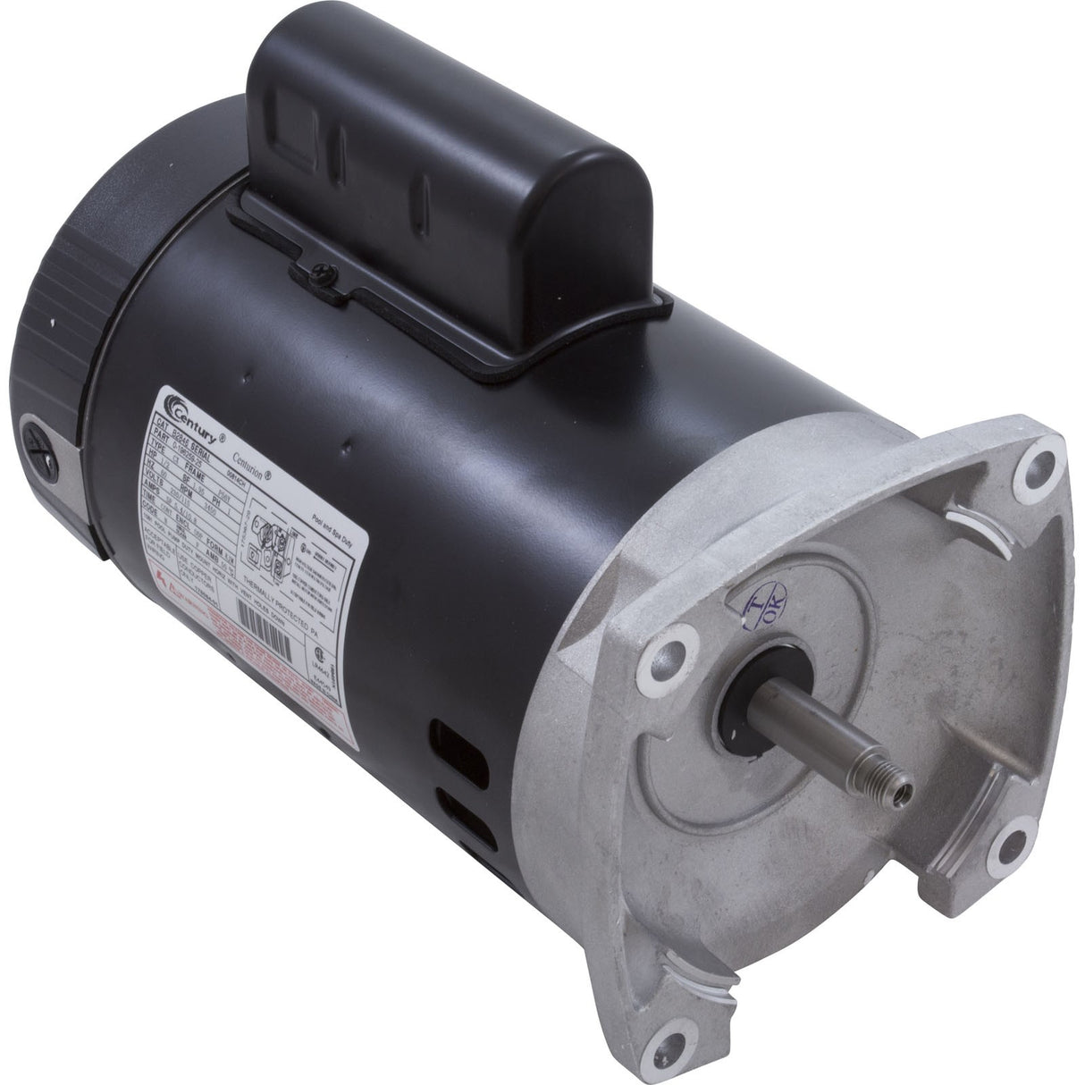 Motor, Century, 0.5hp, 115v/230v, 1-Spd, 56Yfr, SQFL : B2846