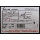 Motor, Century, 1.5hp, 115v/230v, 1-Spd, 56Yfr, SQFL, Full Rate : B2858