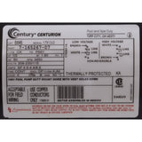 Motor, Century, 0.5hp, 115v/230v, 1-Spd, 56Yfr, SQFL, EE : B845