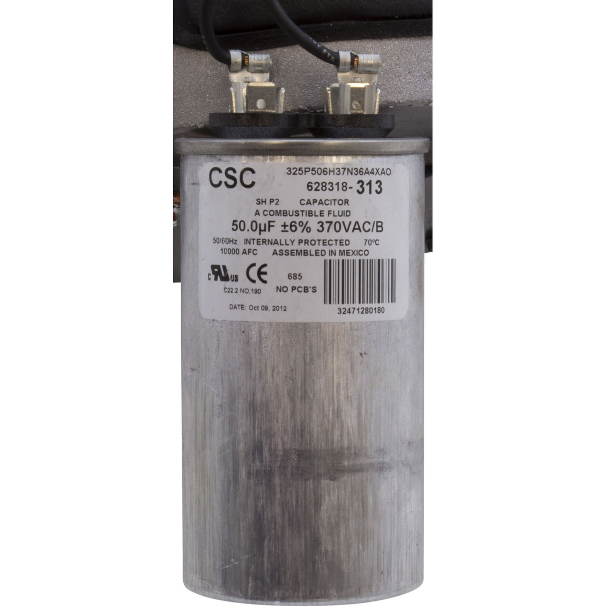 Motor, Century, 0.5hp, 115v/230v, 1-Spd, 56Yfr, SQFL, EE : B845