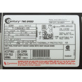 Motor, Century, 0.75hp, 115v, 2-Spd, 56Yfr, SQFL, EE : B2981