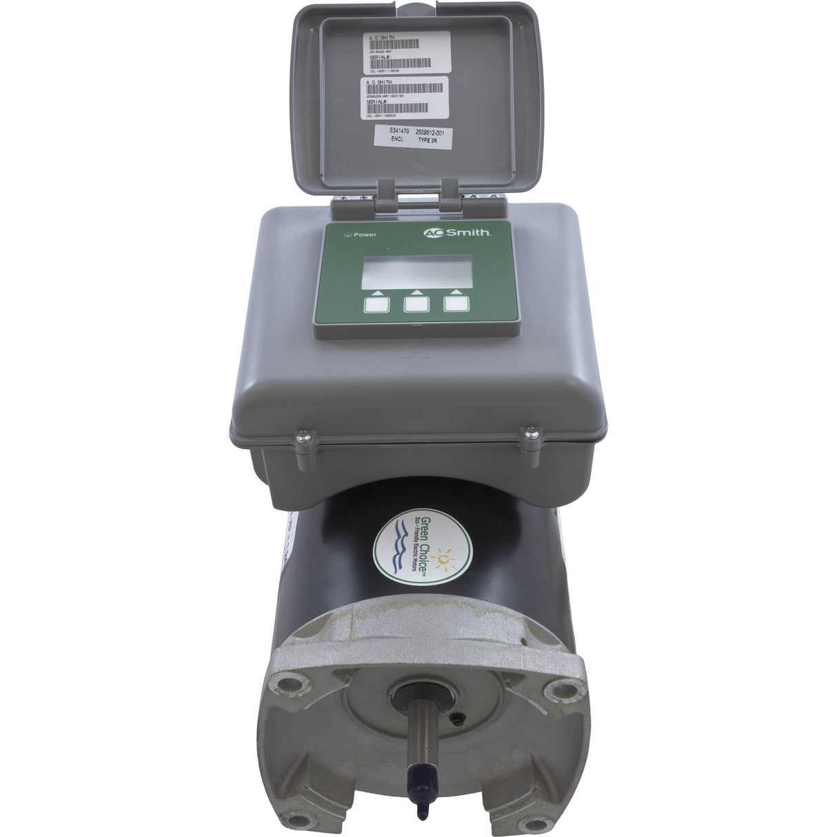 Motor, Century, 0.75hp, 115v, 2-Spd, 56Yfr, SQFL, 2-Green : B2981T