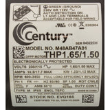 Motor, Century V-Green, 1.65hp, 115V/230V, 1Ph, 48YFr, TEFC : EVQ165