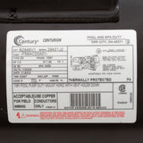 Motor, Century, 1.0hp, 115v/230v, 1-Speed, 56Yfr, SQFL : B2848V1