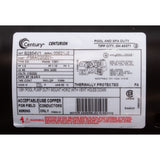 Motor, Century, 1.5hp, 115/230v, 16/8Amp, 1-Speed, 56Fr : B2854V1