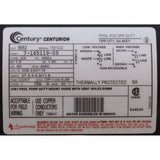 Motor, Century, 1.0hp, 115v/208-230v, 1-Spd, 56Cfr, C-Face Key, EE : B653