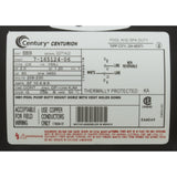 Motor, Century, 2.0hp, 208v-230v, 1-Spd, 56Jfr, C-Face Thd, EE : B809