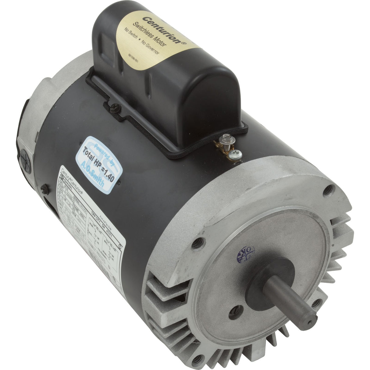 Motor, Century, 1.0hp, 115v/230v, 1-Spd, M56Cfr, C-Face Key : B122