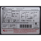 Motor, Century, 1.5hp, 115v/230v, 1-Spd, 56Cfr, C-Face Key : B123