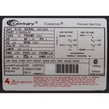Motor, Century, 1.5hp, 115v/230v, 1-Spd, 56Jfr, C-Face Thd : B129