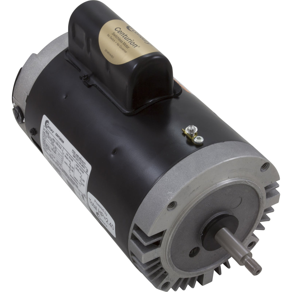 Motor, Century, 2.0hp, 115v/230v, 1-Spd, 56Jfr, C-Face Thd : B836