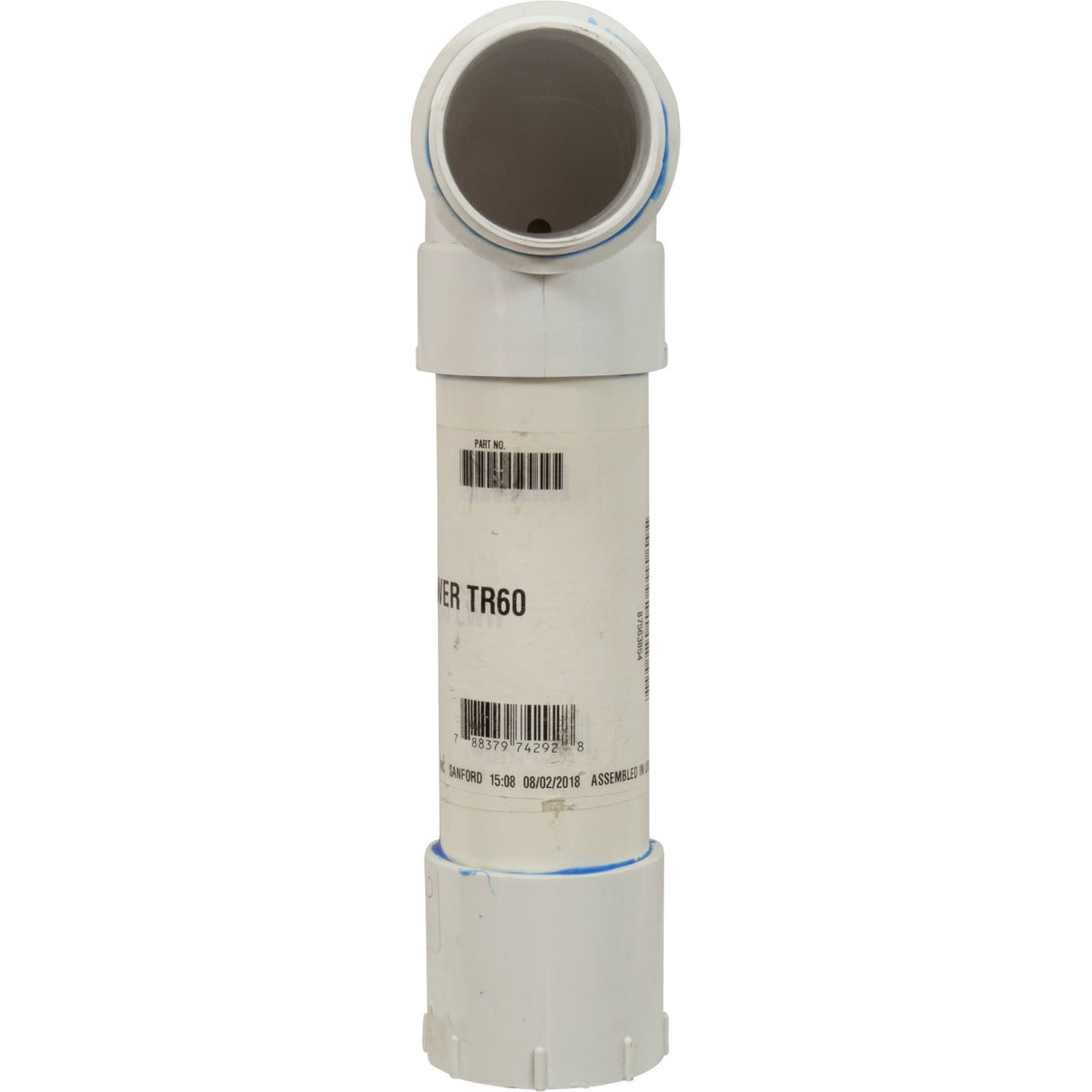 Pipe Asy Lower Tr60 Clear Pro : 155284 - Pentair - 788379742928 - PartsForSpas.com