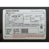 Motor, Century, 0.75hp, 115v/230v, 1 Spd, 56Yfr, Thd, No SVRS : B662