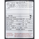 Motor, Century, 1.5hp, 115v/230v, 1-Spd, 56Cfr, C-Face Key : SK1152