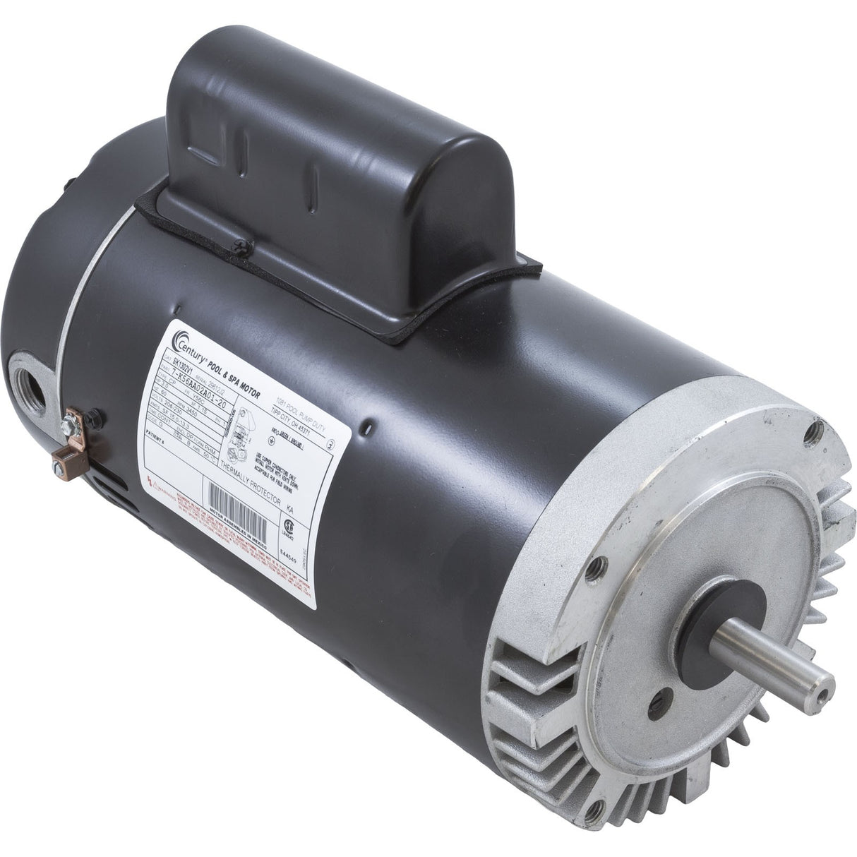 Motor, Century, 3.0hp, 208-230v, 1-Spd, 56Cfr, C-Face Key, EE : SK1302V1