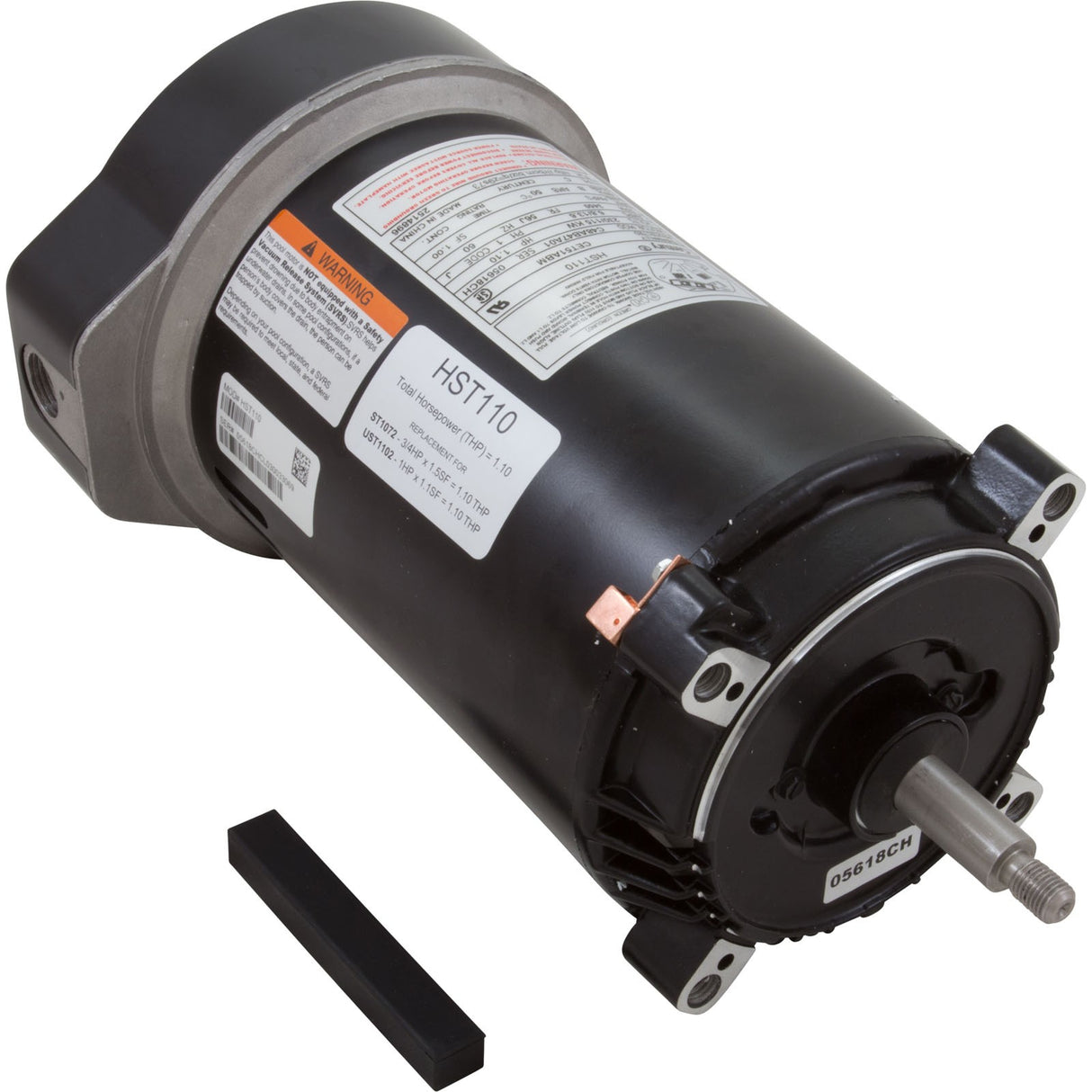 Motor, Century Cent PRO, 1.0hp, 1Spd, 115/230v, CFace, 56Jfr, Thd : HST110