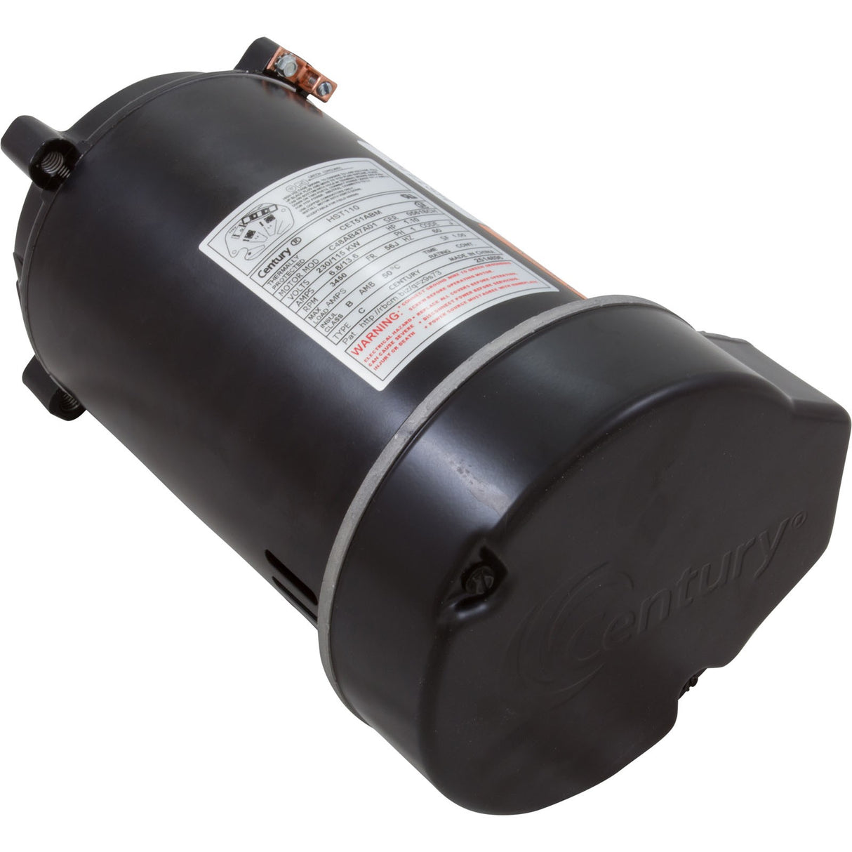 Motor, Century Cent PRO, 1.0hp, 1Spd, 115/230v, CFace, 56Jfr, Thd : HST110
