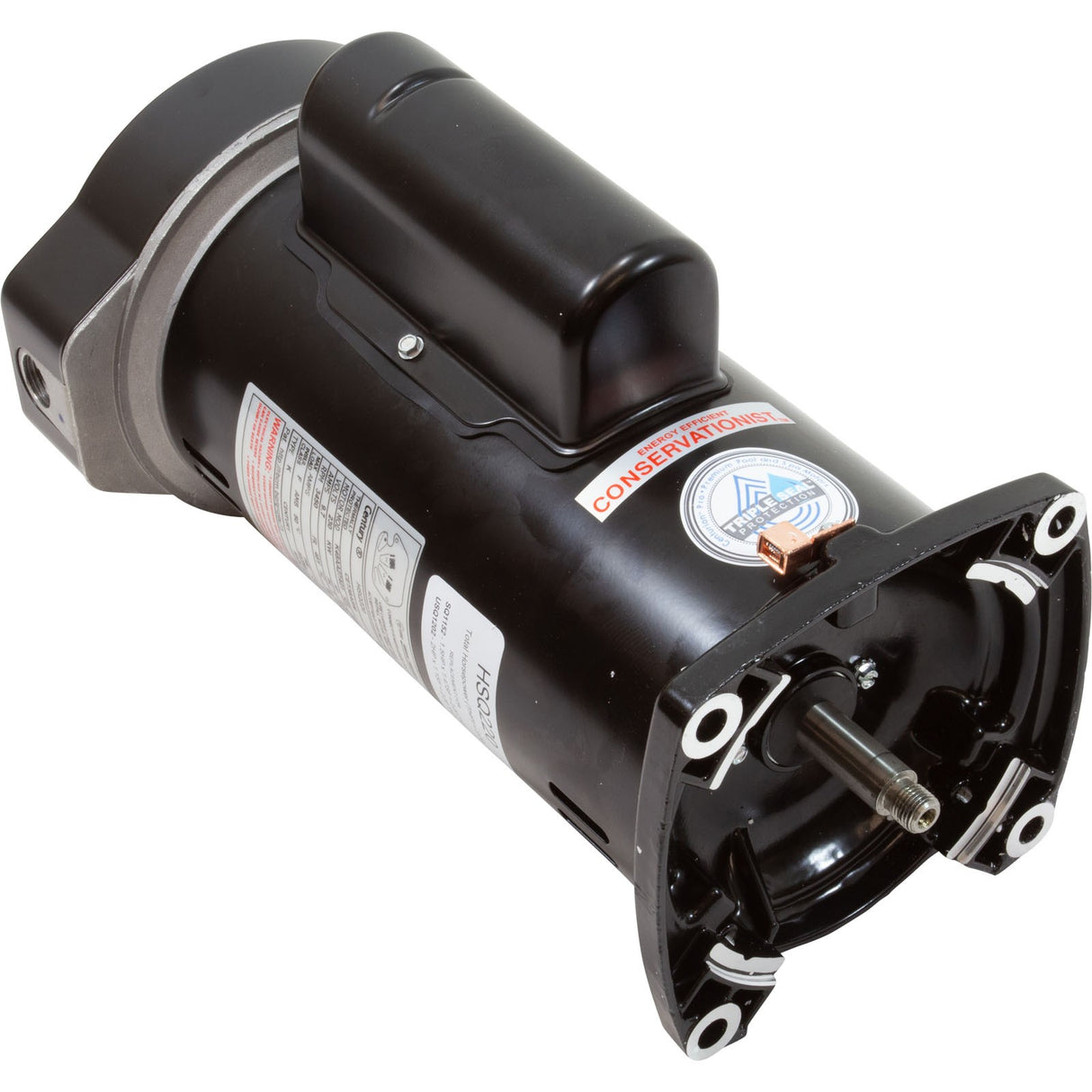 Motor, Century Cent PRO, 2.2hp, 230v, 1-Spd, SQFL, 48Yfr, Thd : HSQ220