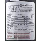 Motor, Century, 0.5hp, 115v/230v, 1-Spd, 56Cfr, C-Face Thd, EE : CT1052