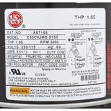 Motor, US Motor, 1.0hp, Threaded, Fullrate, 115/230v, 56J : AST165