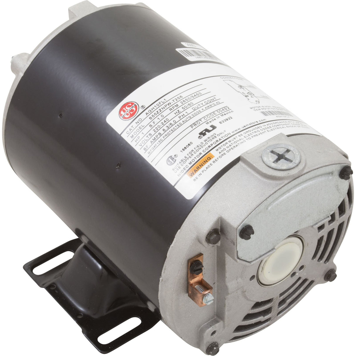 Motor, US Motor, 1.5 Horsepower, Thru Bolt 1-Speed, 115/230v : AGD15FL1