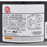 Motor, US Motor, 1.5 Horsepower, ThruBolt, 2-Speed, 115v, 48Y : AGL15FL2CS