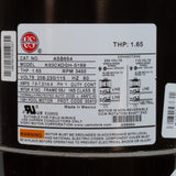 Motor, US Motor, 1.0hp, 115/208-230v, 56JFr, C-Face, Full, PE : ASB654