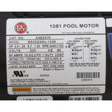 Motor, Nidec/US Mtr, 2.0hp, 230v, 2-Spd, 56Jfr, C-Face, Thd, Full : ASB2979