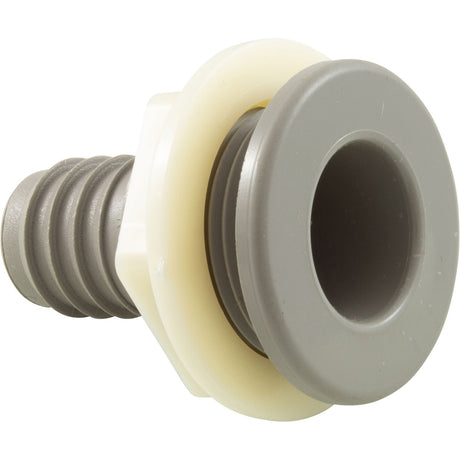 Bulkhead Wall Fitting, 3/4" Rb, Gray : 212-1827 - Waterway Plastics - 212-1827 - PartsForSpas.com