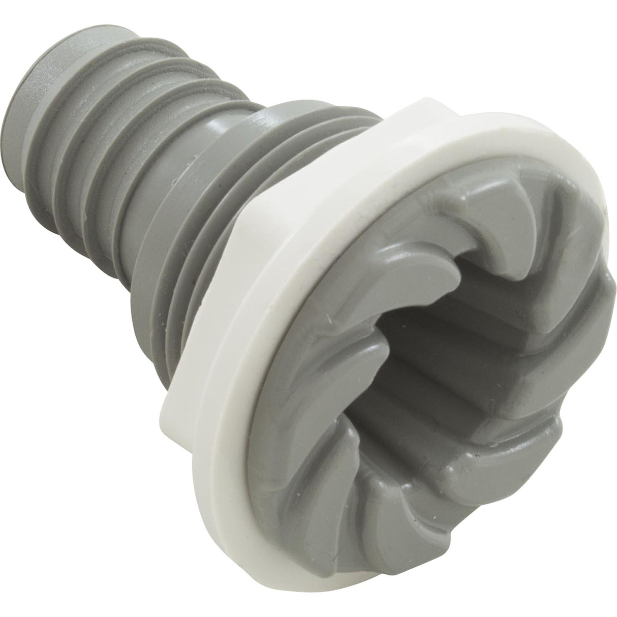 Bulkhead Fitting, Waterway, 3/4"b, Swirl, Gray : 212-1837
