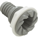 Bulkhead Fitting, Waterway, 3/4"b, Swirl, Gray : 212-1837