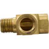 Tee, Anderson Metals, 1/4"mpt x 1/4"fpt x 1/4"fpt, Brass : 06127-04