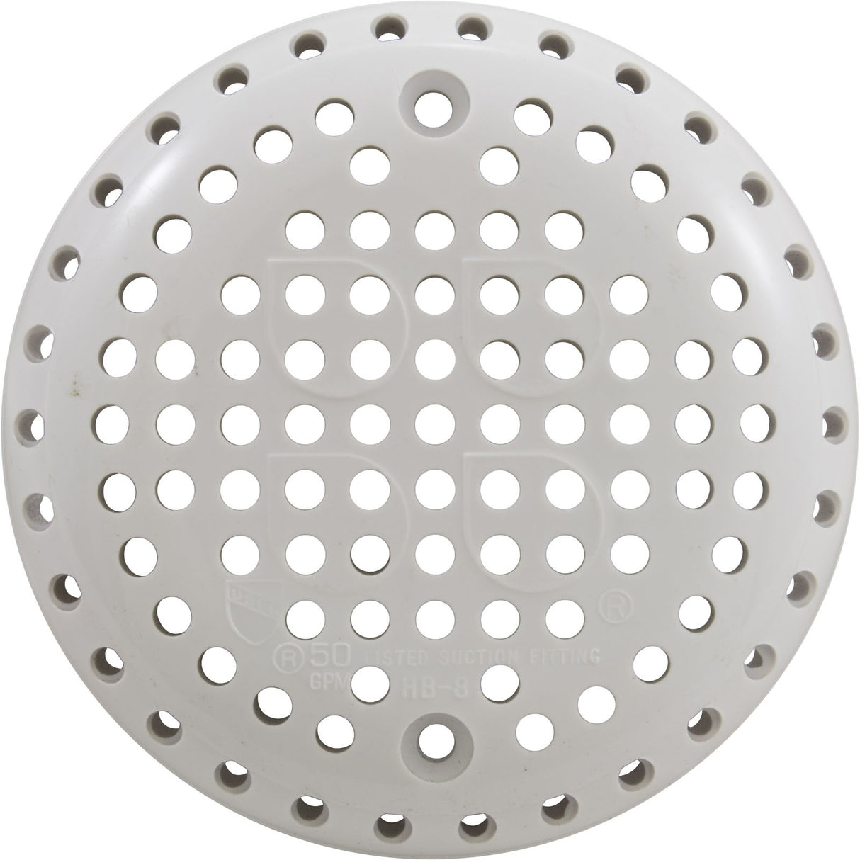 Suction Cover, Hydrobaths, 3-3/4"fd, 50 gpm, White : 203601
