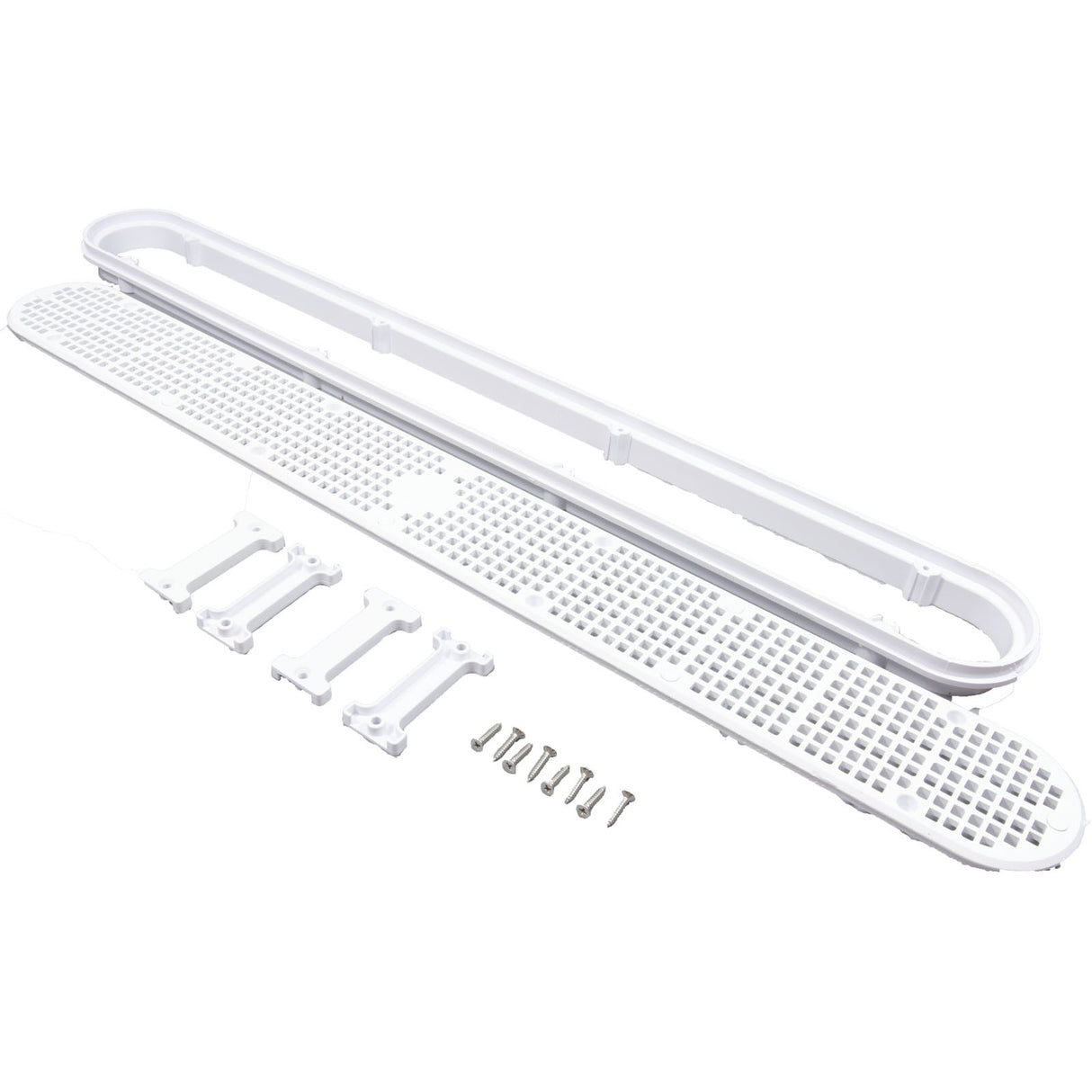 32" Channeldrain With Frame, White : 25506-320-100