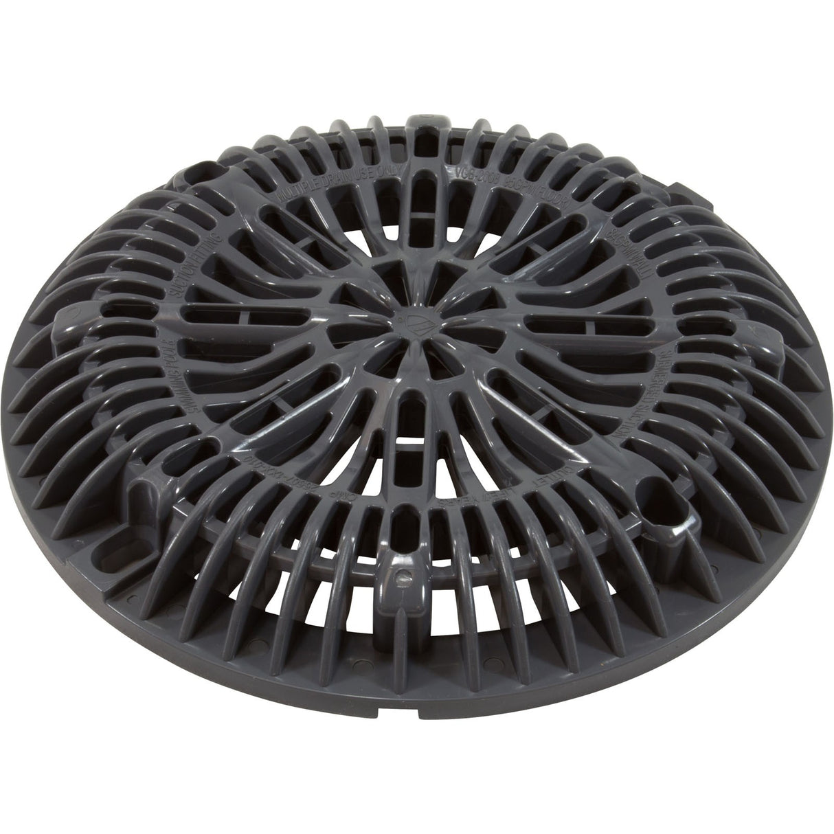 8" Galaxy Drain Cover With Screw Pack, Dk Gray : 25507-107-000
