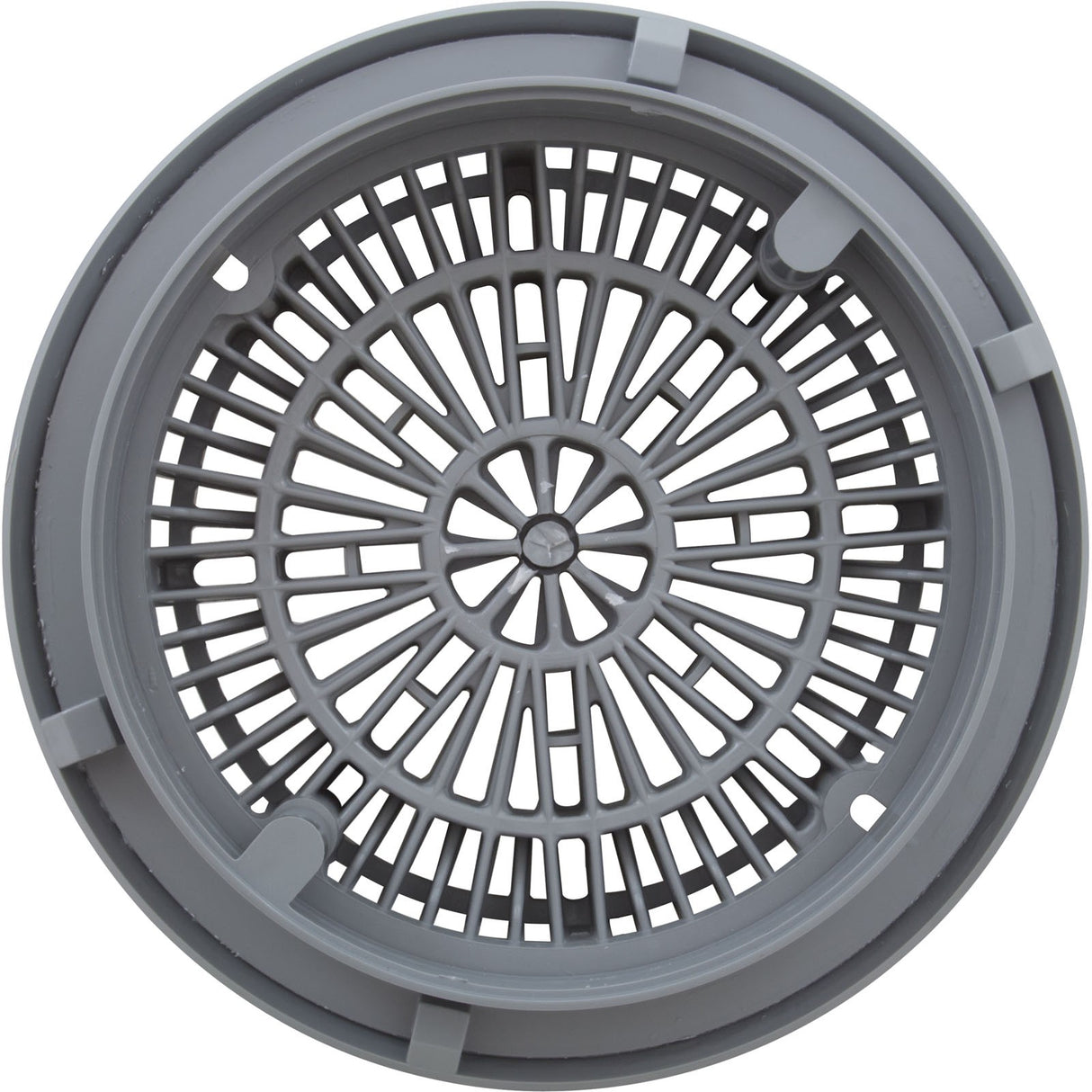 Gunite Main Drain Frame, Galaxy Lid (Av) , Gray : 25531-001-000