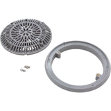 Gunite Main Drain Frame, Galaxy Lid (Av) , Gray : 25531-001-000