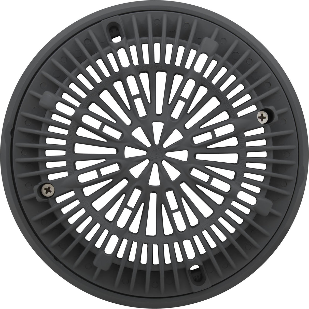 Gunite Main Drain Frame, Galaxy Lid (Av) , Dk Gray : 25531-007-000