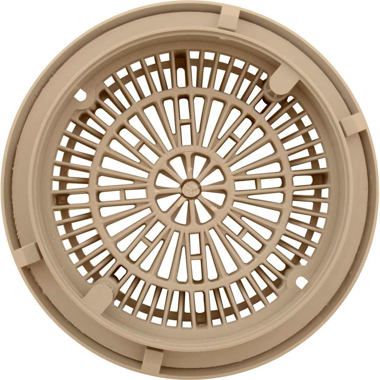 Gunite Main Drain Frame, Galaxy Lid (Av) , Tan : 25531-039-000