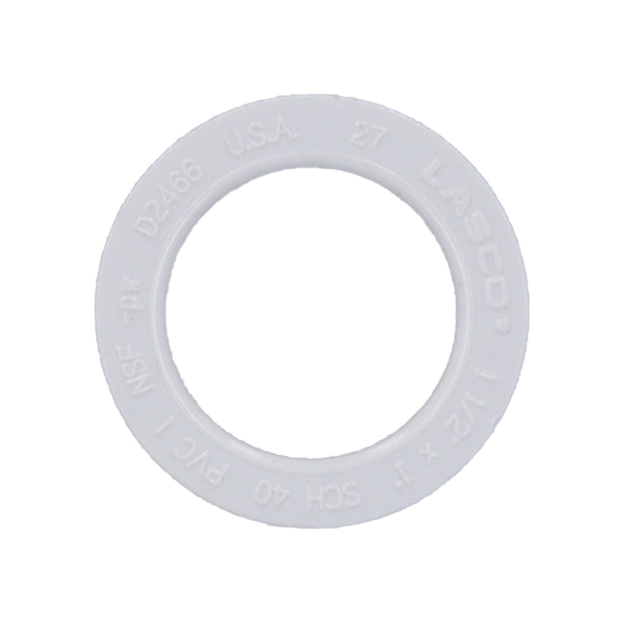 Fitting, PVC, Reducer Bushing, 1-1/2"Spg x 1"S : 437-211
