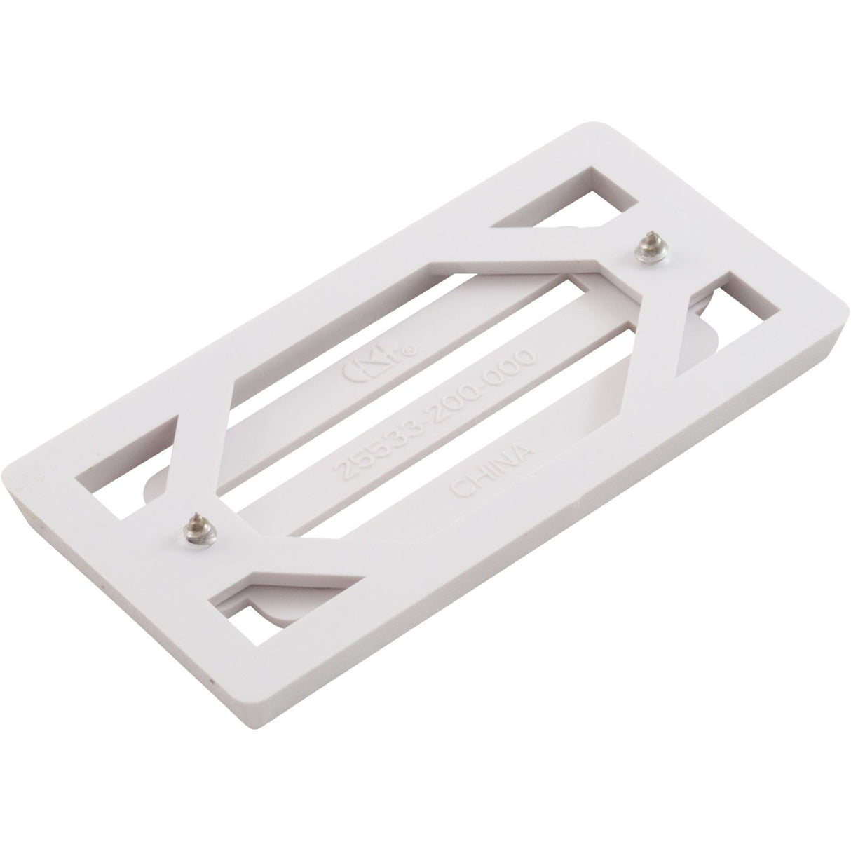 3 Bar Grate And Frame Assembly, White : 25533-200-000