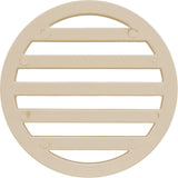 3" Round Deck Drain Cover, Tan : 25533-309-010