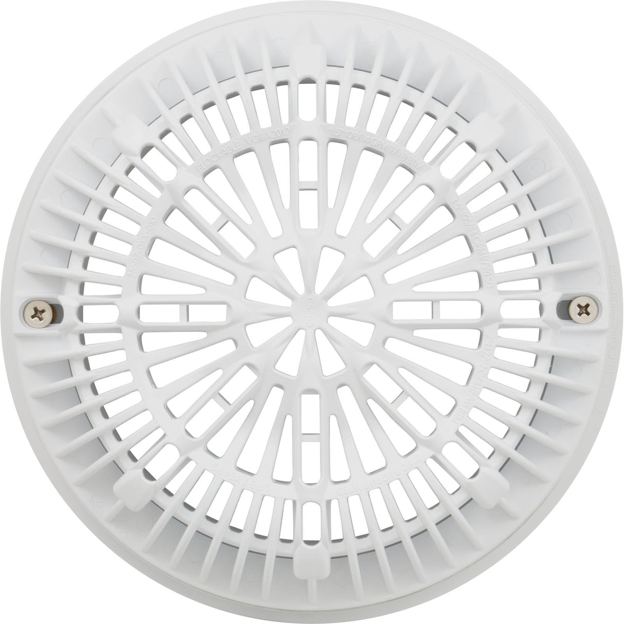 Galaxy Lid & Plaster Frame 7-3/4" (White) : 25539-100-000