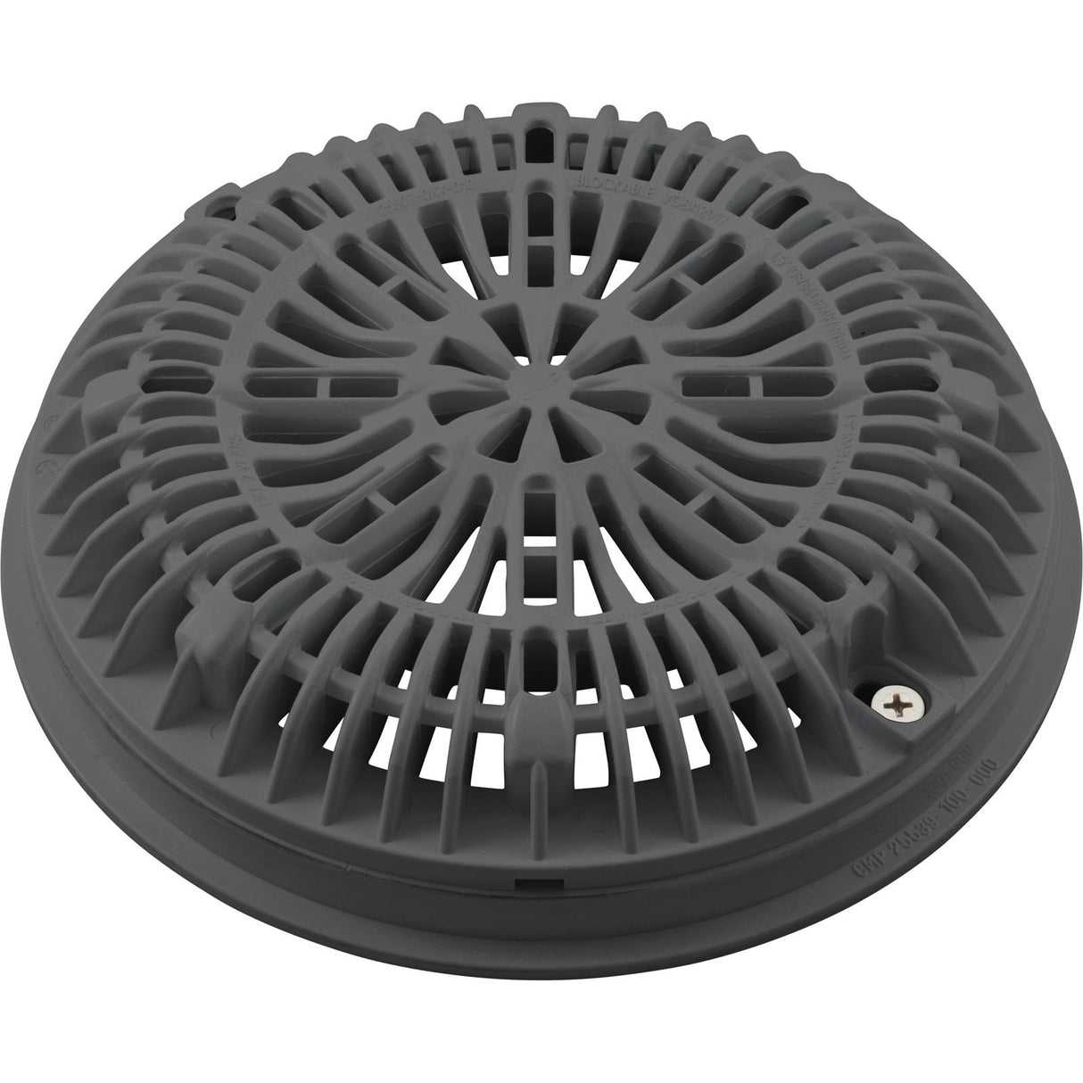 Galaxy Lid & Plaster Frame 7-3/4" (Dk Gray) : 25539-107-000